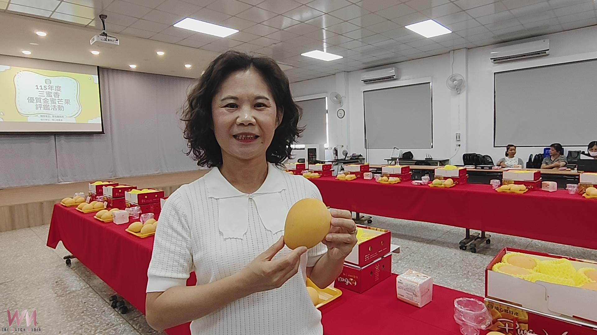 (有影片)/金黃飄蜜香!埔心金蜜芒果評鑑 陳怡婷勇奪冠軍 - https://www.watchmedia01.com