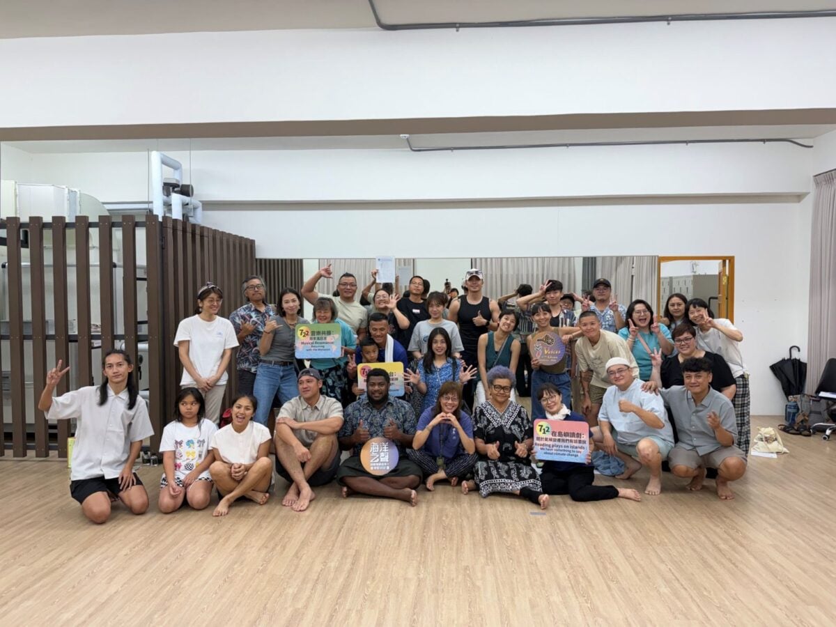▲7月12日「在島嶼讀劇：關於氣候變遷我們有話要說」民眾工作坊大合照，正式演出再見！