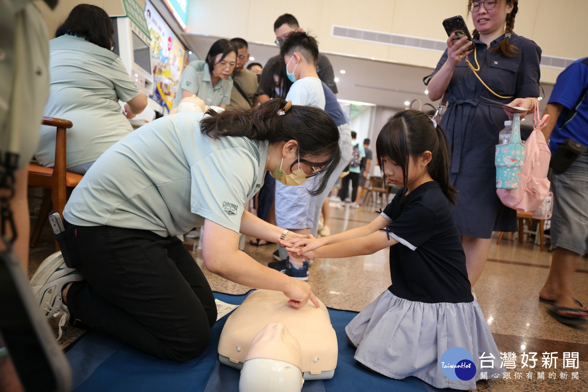 活動中有許多學習、闖關等活動。（竹秀提供）