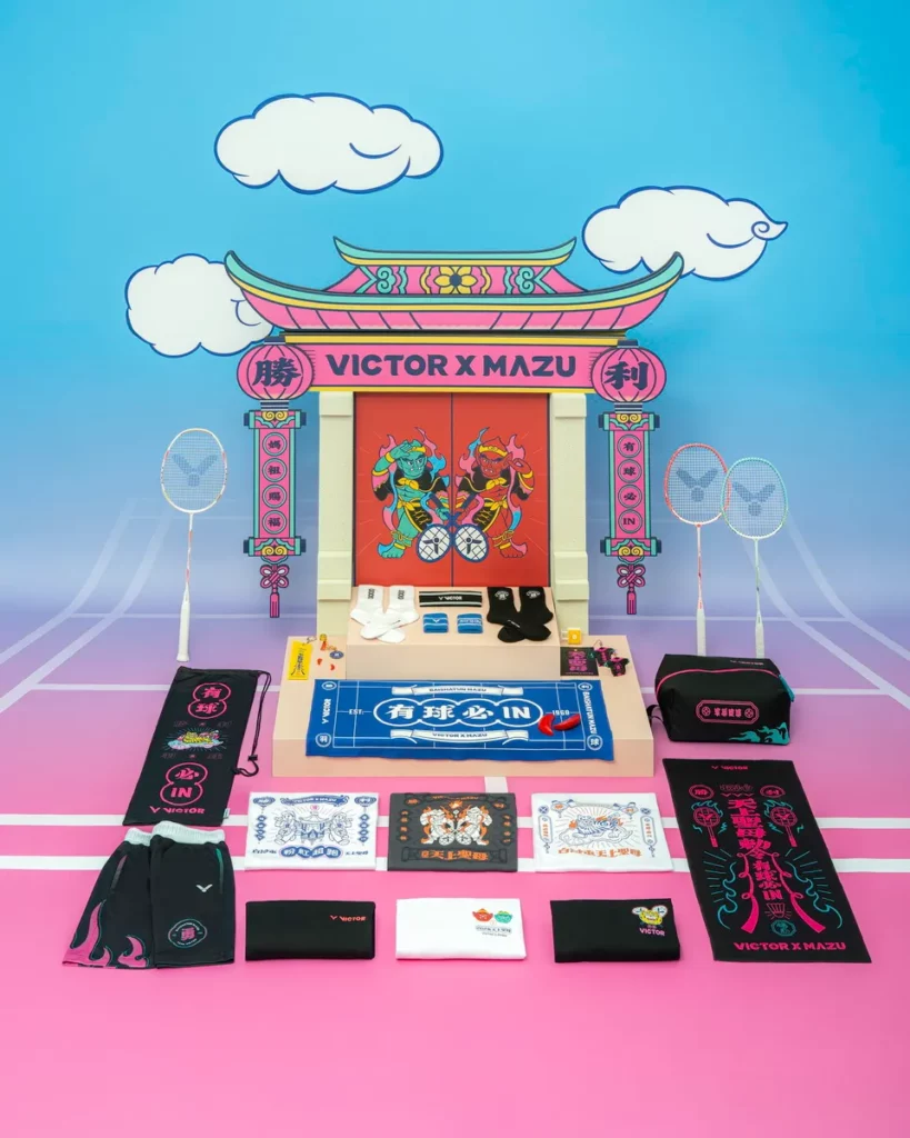 VICTOR x白沙屯媽祖聯名系列商品 7月17日起全台上市