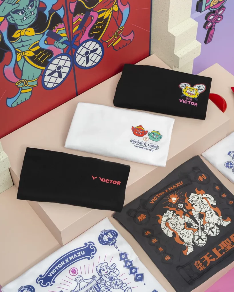VICTOR結合白沙屯媽祖文化代表性元素,打造兼具運動機能與在地文化的聯名系列