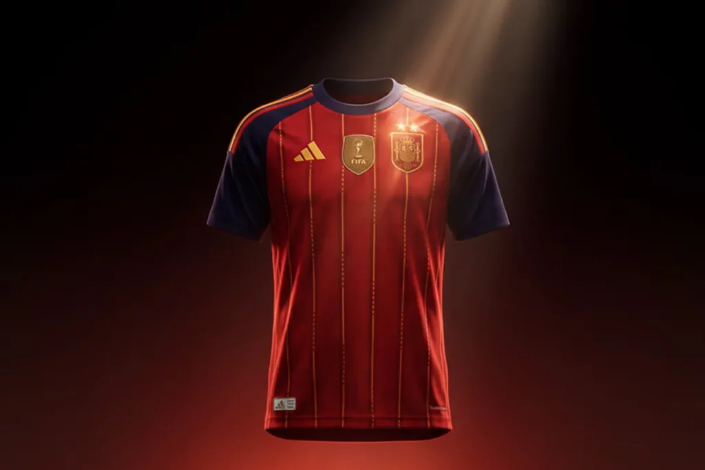.adidas推出限量西班牙隊「冠軍二星」球員版球衣,見證西班牙迎來隊史第二顆冠軍星。