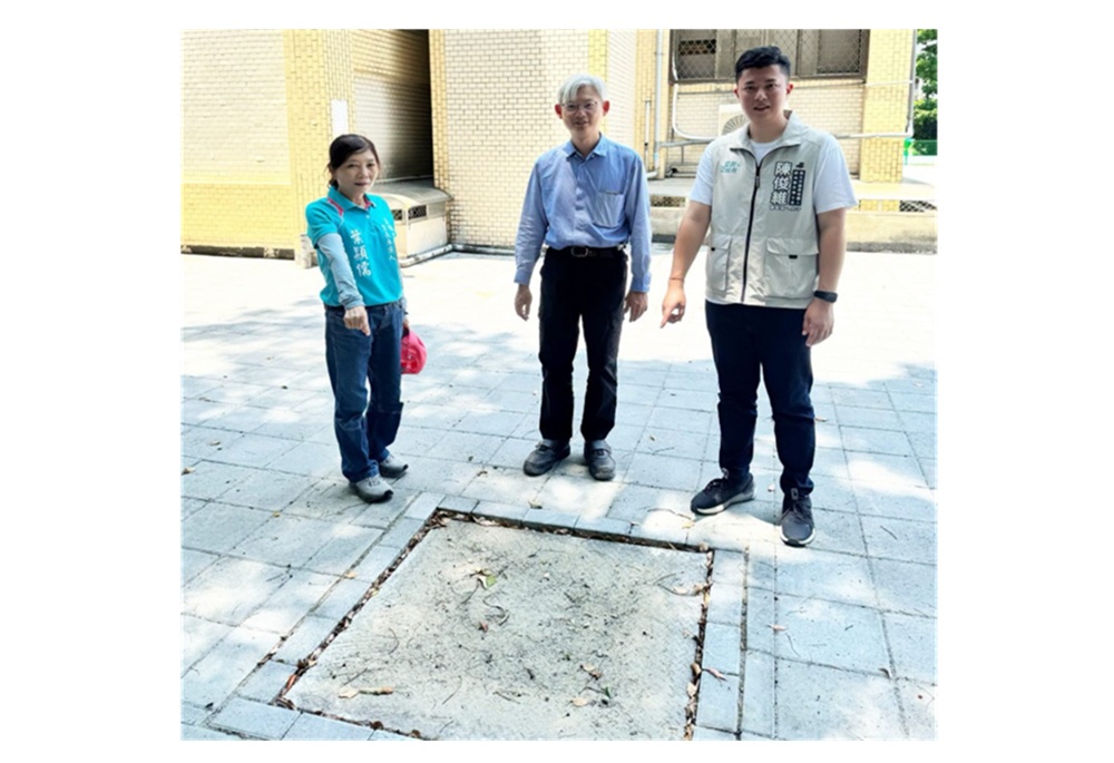 五常公園地下停車場颱風過後積水不退 陳俊維會勘要求新北交通局改善 230 248260720a04
