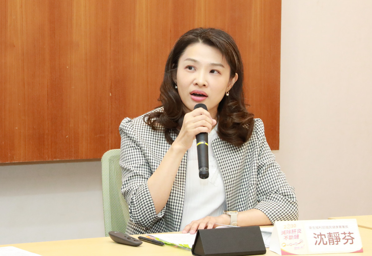 國民健康署署長沈靜芬表示，目前Ｂ肝診斷率已經有九成以上，後續針對陽性追蹤照護指引建立會進一步研議。