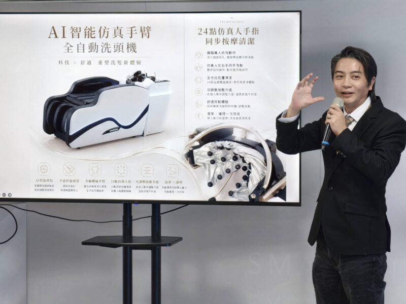 圖文:廖宣勇首席國際髮品有限公司總經理致詞。