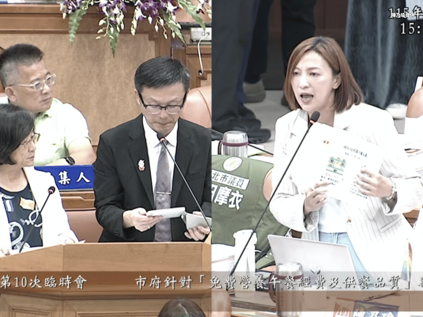 陳乃瑜在議會質詢強調,讓母語走進校園、重新回家。(陳乃瑜提供)