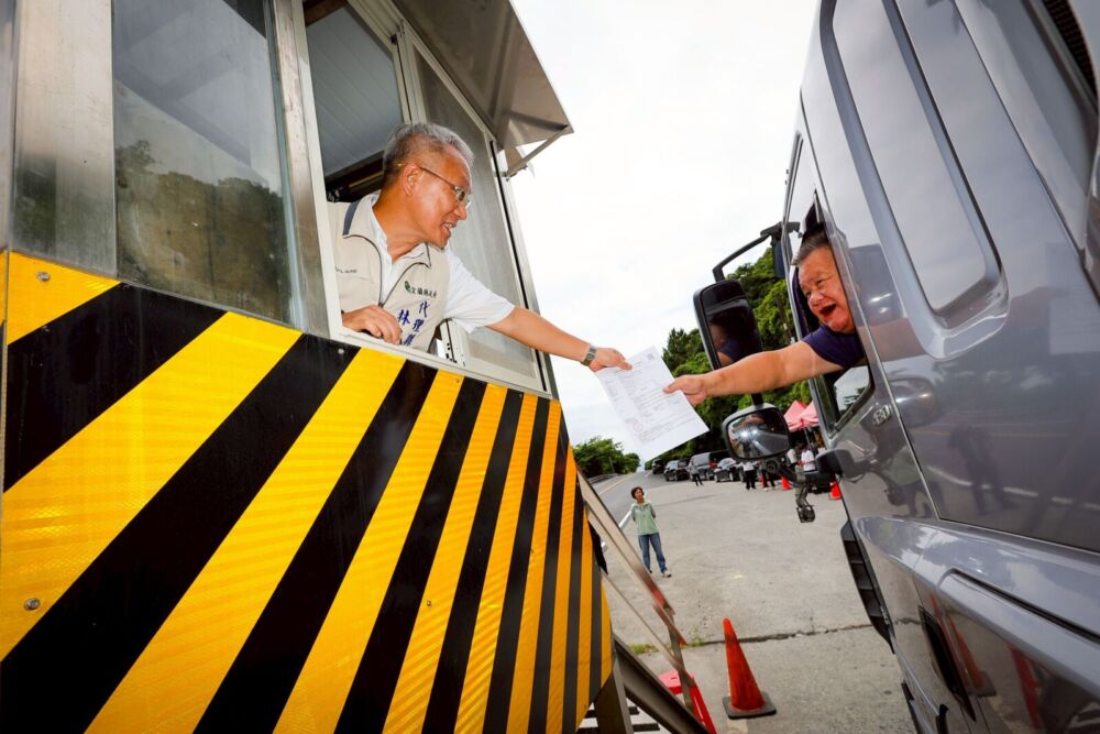 石牌稽查站車牌辨識今啟用　林茂盛：提升違規超載查緝效率 187