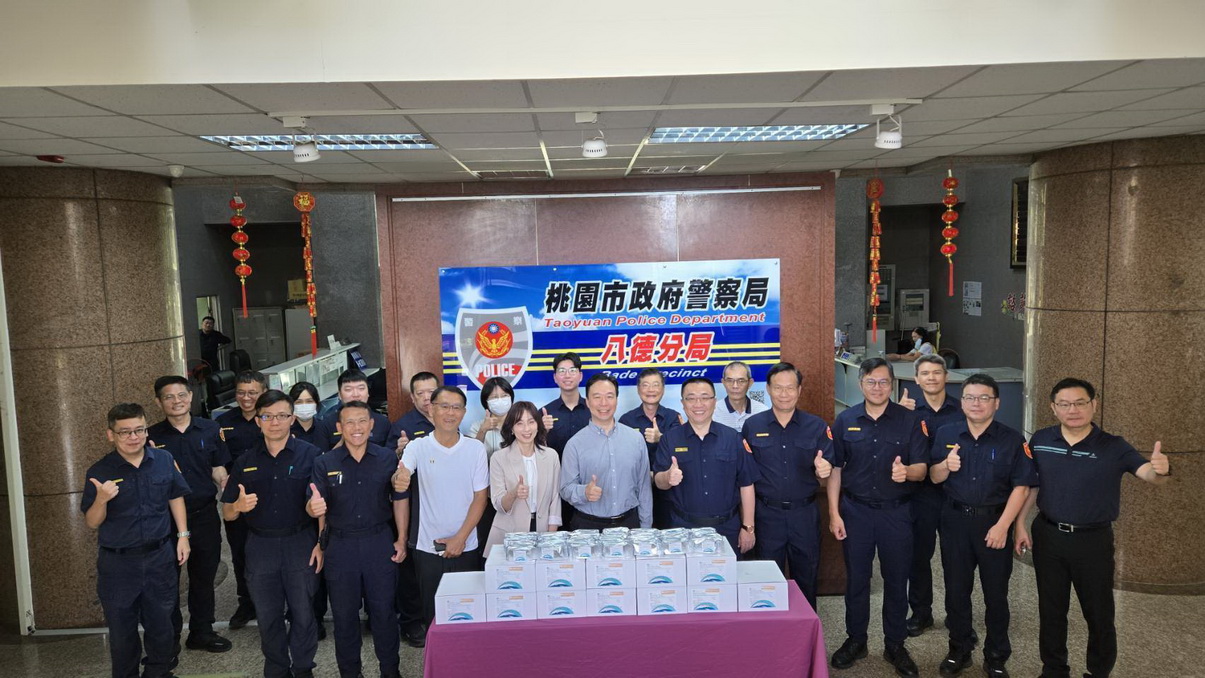 力挺第一線執法 芝普企業捐試劑 助八德警方提升毒駕查緝力 - https://www.watchmedia01.com