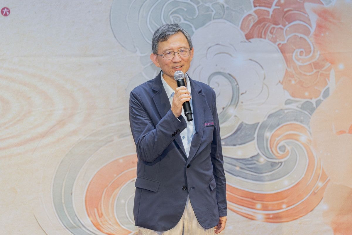 桃園市副市長王明鉅於「2026桃園國樂節記者會」中致詞。
