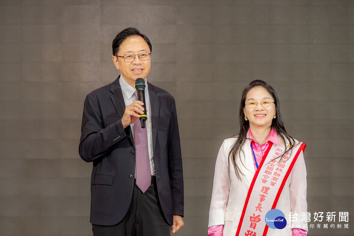 桃園市長張善政致詞。