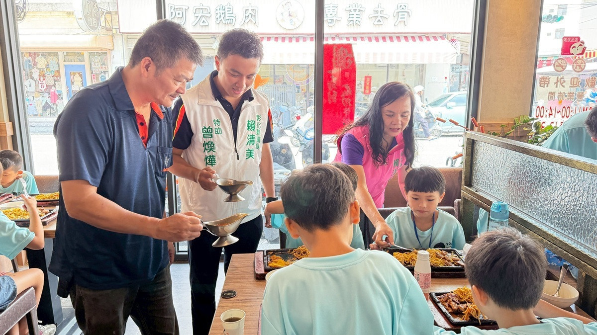八大家具暖心延續第四年 招待家扶兒享用排餐,賴清美議員加碼贈送現採水果
