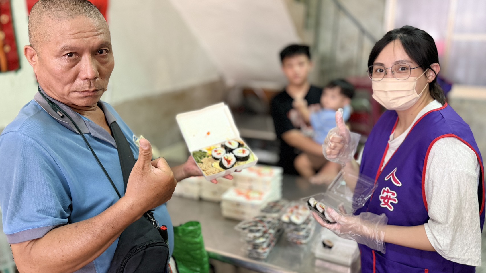 人安基金會助單親媽媽壽司創業 惜食送暖鳳山寒士打造愛心善循環