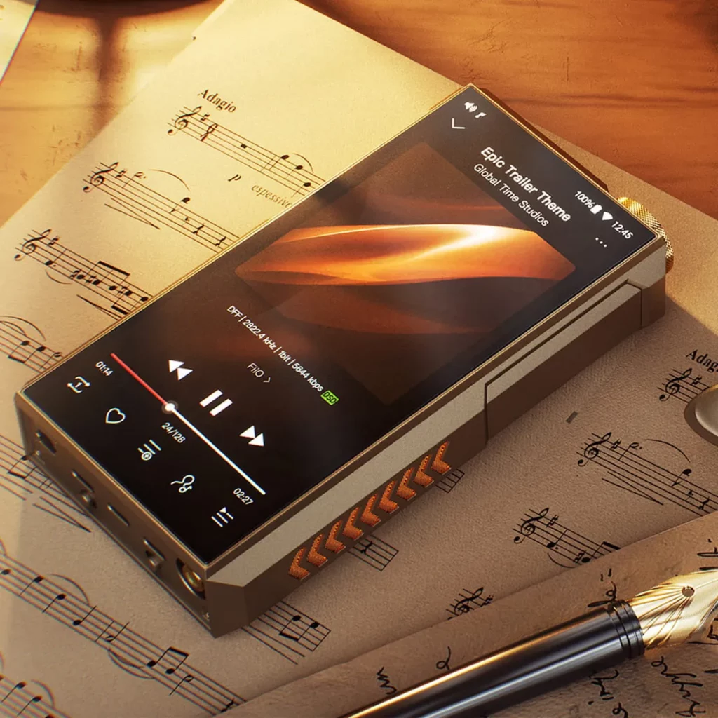 FIIO M27 旗艦級 Android 高解析音樂播放器 鈦合金 (NT$80,000元)