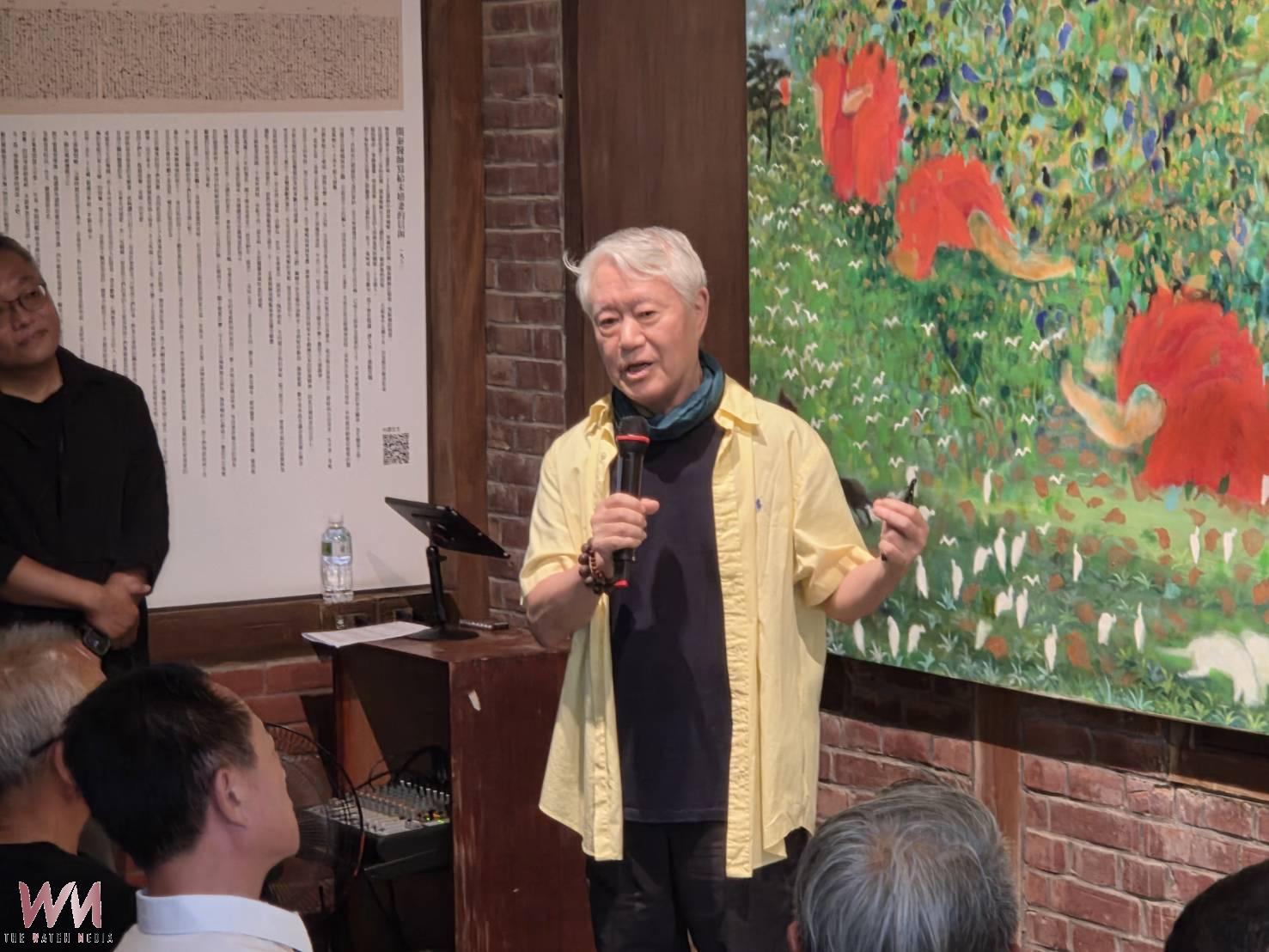 蔣勳畫展「祇樹給孤獨園」培桂堂登場 420公分巨作亮相 - https://www.watchmedia01.com
