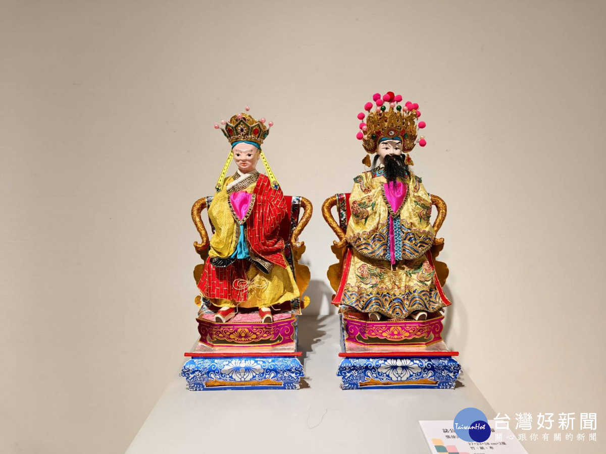 師徒對話展現工藝傳承新貌，匠心傳承工藝聯展彰化登場。圖／記者鄧富珍攝
