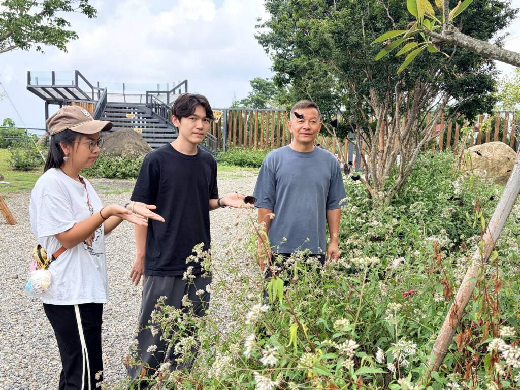 ▲紫斑蝶爆量現身,南投「鹿芝谷」打造夏季賞蝶新秘境。(圖/記者蘇彩娥攝)