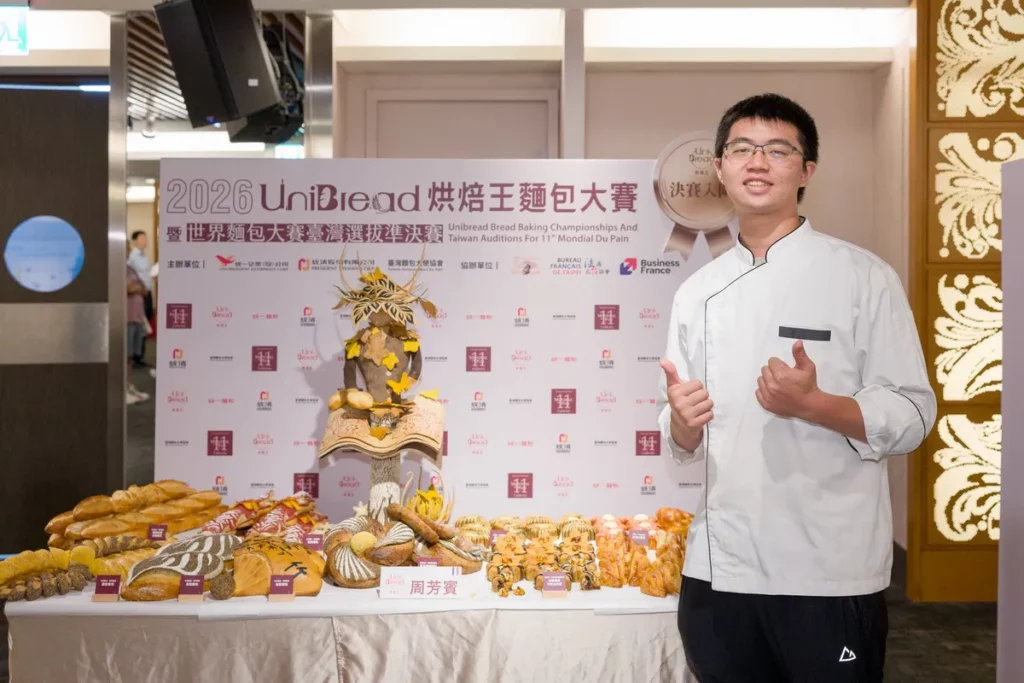 來自高雄的「莎士比亞烘焙坊」周芳賓,年僅24歲以黑馬之姿晉級決賽