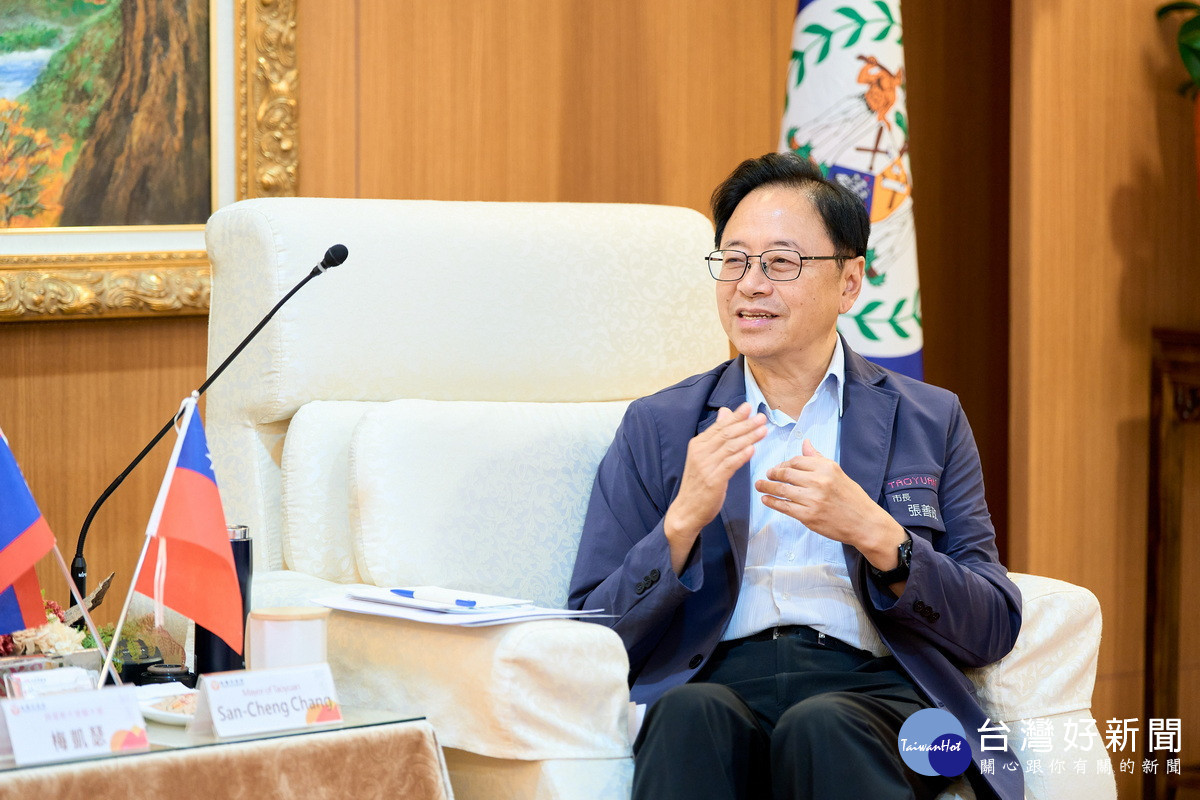 桃園市長張善政。<br /><br /> 