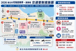 2026新北河海音樂季25 26日福隆登場 瑞芳警啟動交通疏導籲搭乘大眾運輸 24 1784879554579