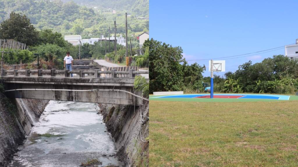 ∆市長陳銘風昨（23）日率領市公所主管前往新園大排、寶桑社區公園及知本兒一公園進行工程完工會勘。（圖／台東市公所 提供）