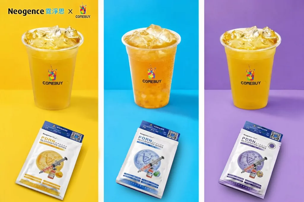 COMEBUY聯名霓淨思，強推最新PDRN麗珠新生系列