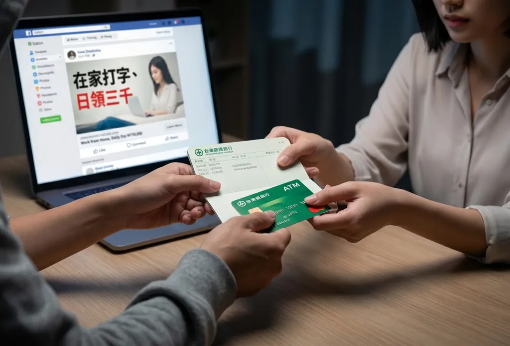 小慧(化名)在臉書看到「在家打字、日領三千」的兼職涉嫌幫助詐欺、幫助洗錢