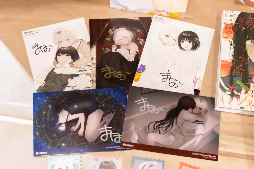 《汙穢不堪的妳最惹人憐愛》簽名會場擺設4&5集完結書盒特裝版&簽名套組以及老師親簽的小卡&海報等珍貴禮物