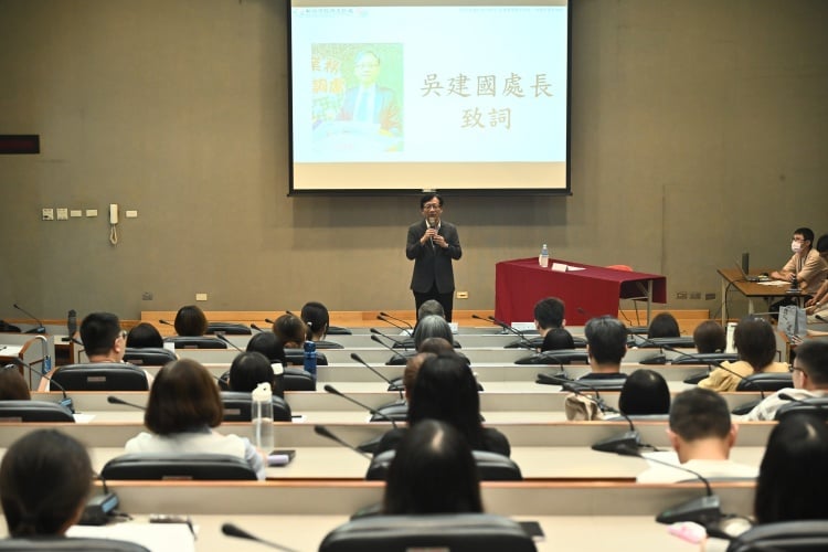 ▲吳建國處長致詞。