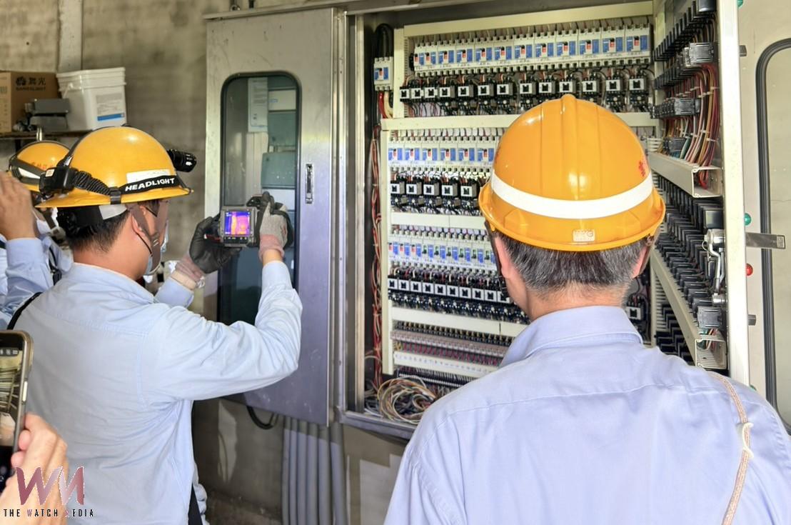 紅霞颱風逼近台電超前部署　深入雲林養殖區防颱巡檢守護供電安全 - https://www.watchmedia01.com