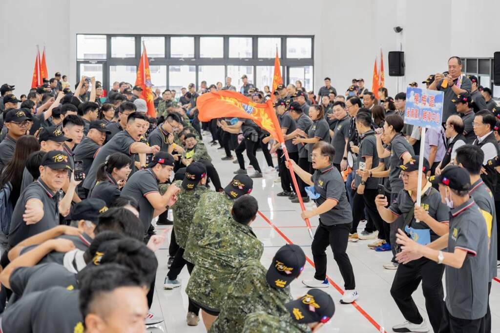▲115年後備軍人運動大會拔河決賽。