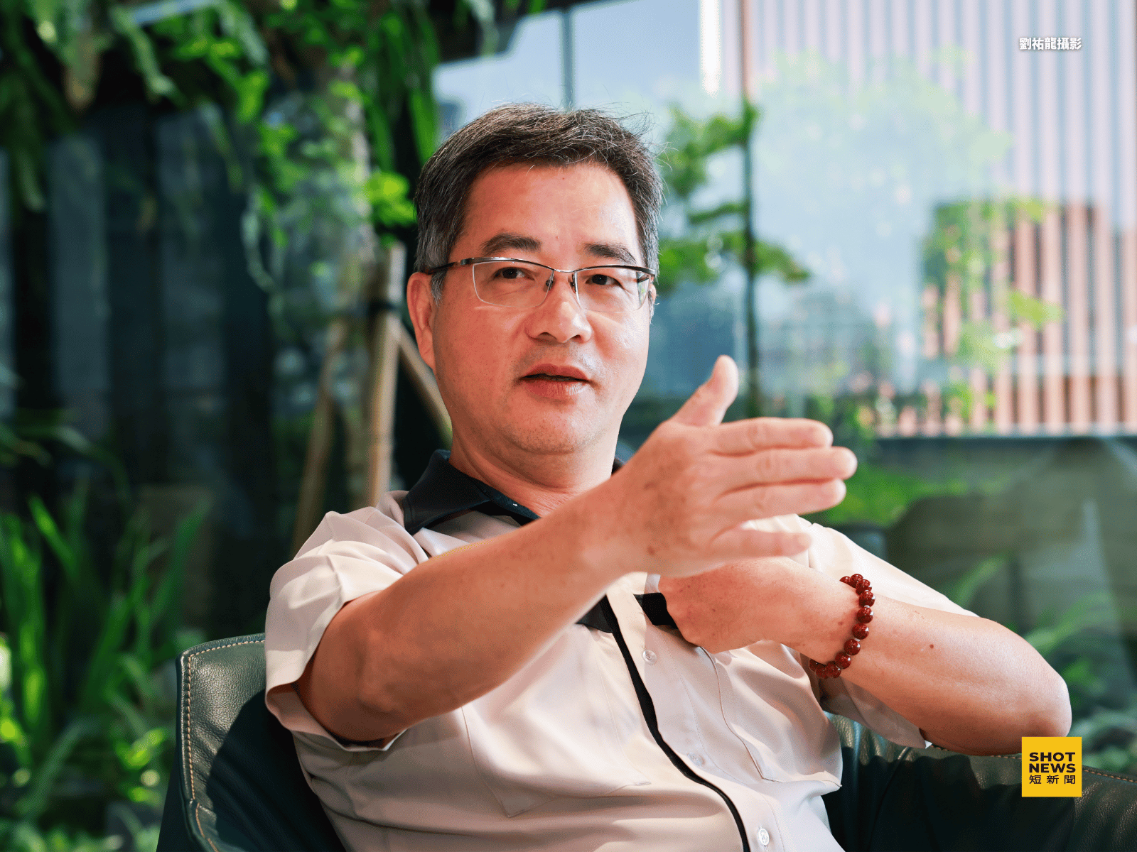 晨禎營造總經理王水樹說,以風、光、水、綠四要素思考一個家的樣子。(攝/劉祐龍)