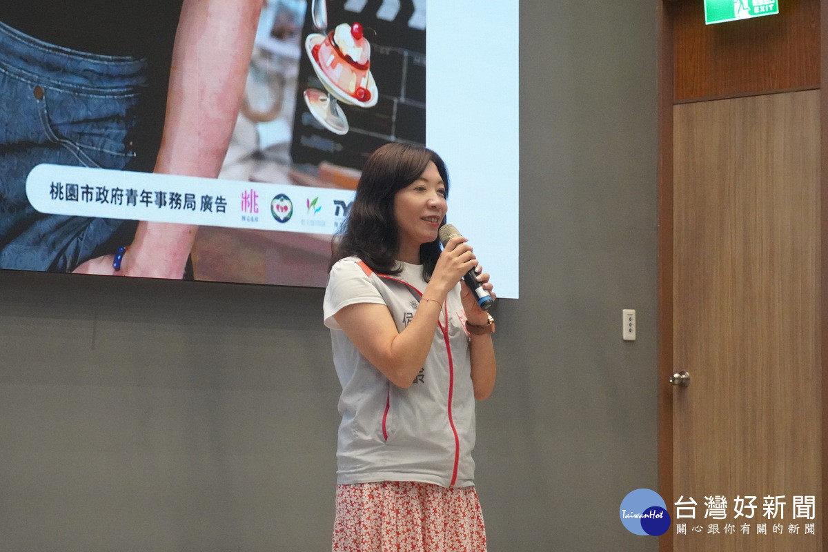 桃市府青年局長侯佳齡鼓勵青年追尋職涯方向=<br /><br />