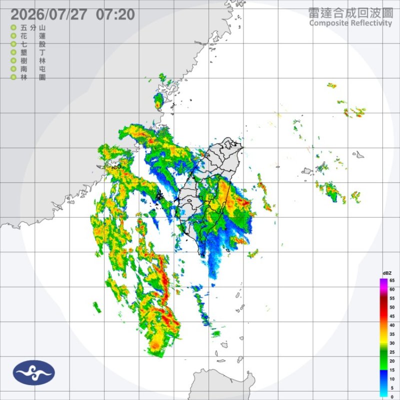 南方雲系北移! 3縣市大雨特報 各地今慎防短暫陣雨