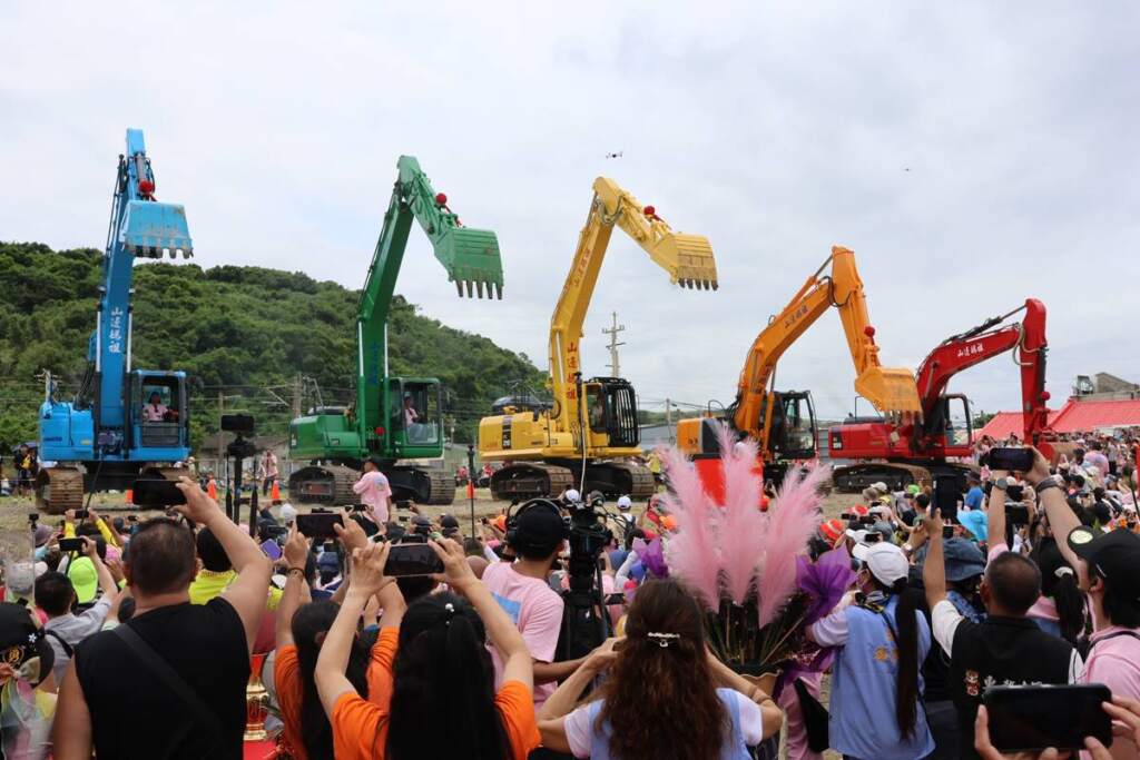 ▲山邊媽祖宮建廟動工儀式。