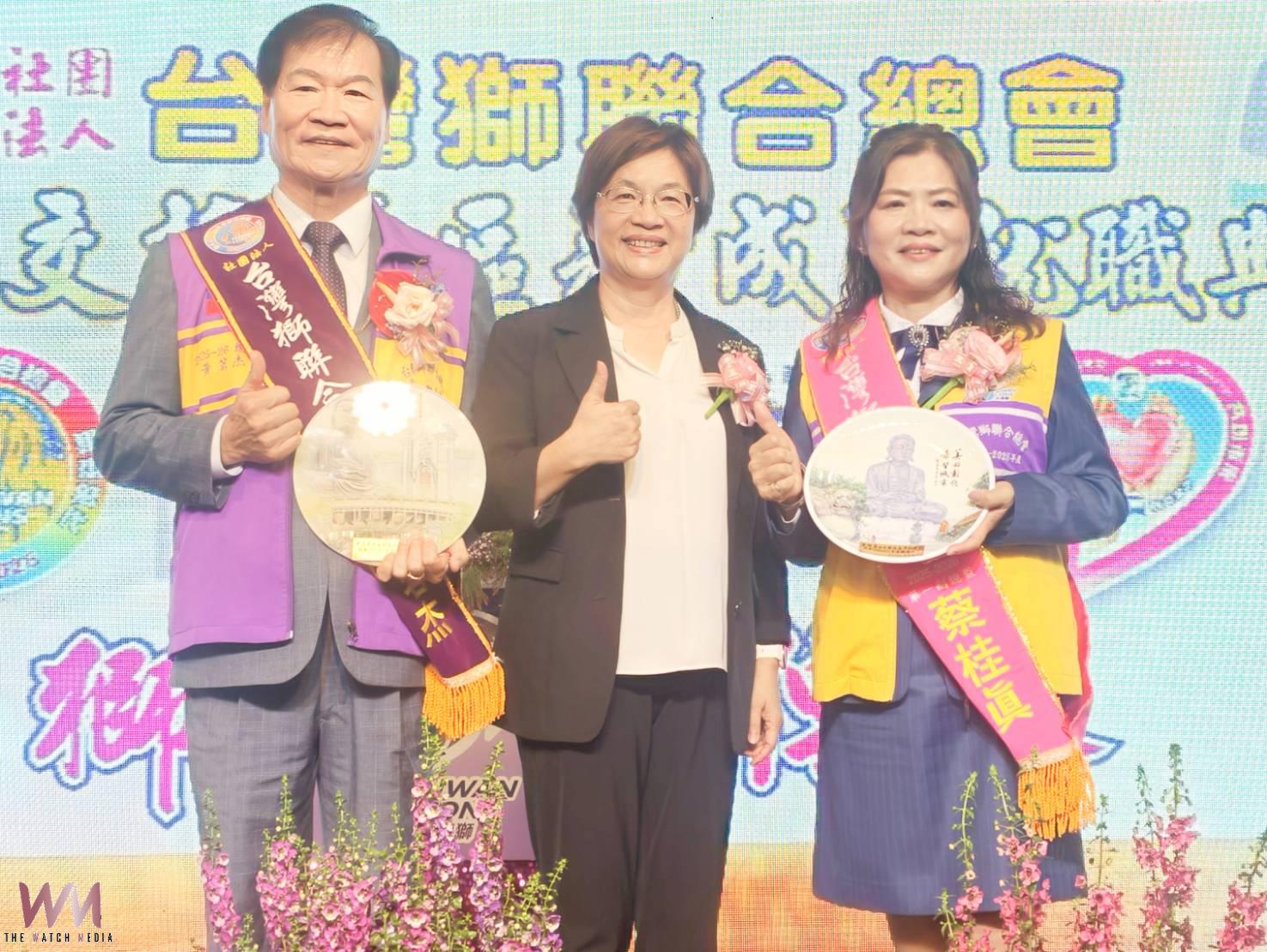 （有影片）／公益接棒！蔡桂眞掌台灣獅聯合總會　拚把愛送全台