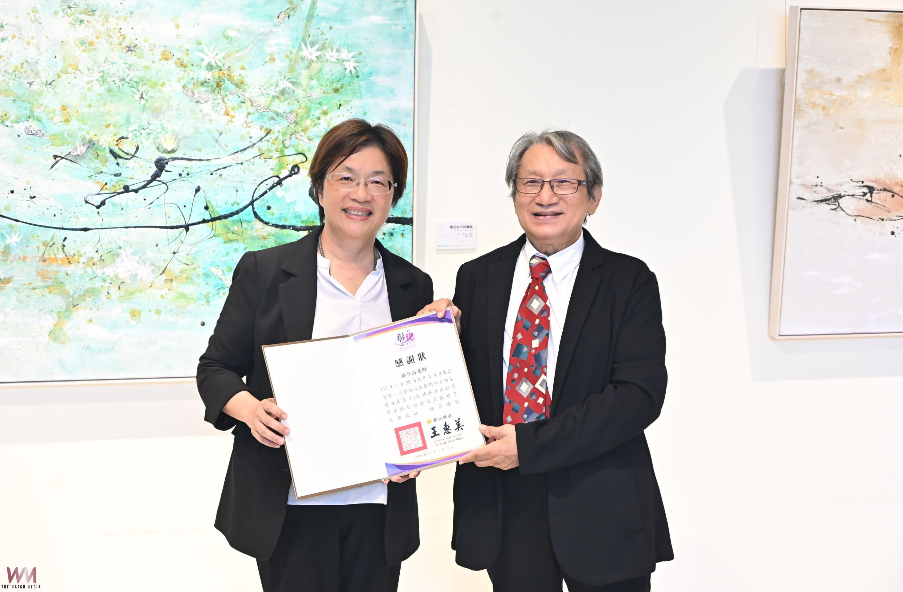 (有影片)/林介山個展開幕 65件油畫展現醫學與藝術交融 - https://www.watchmedia01.com