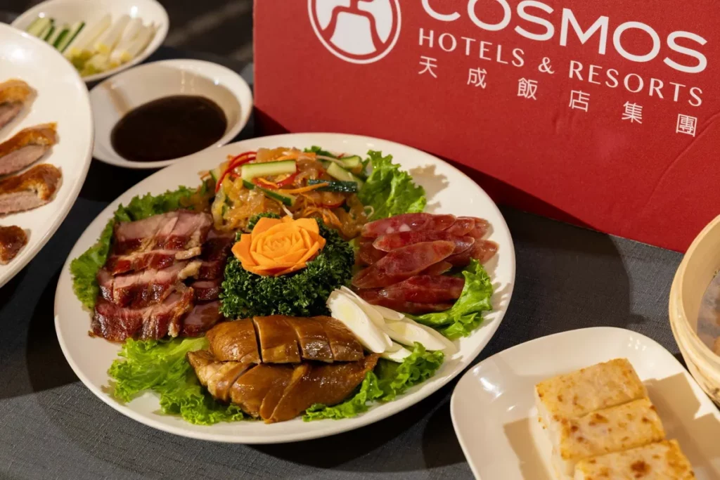 台灣美食展匯聚全台各地美食，圖為天成飯店集團。（圖/台灣觀光協會提供）