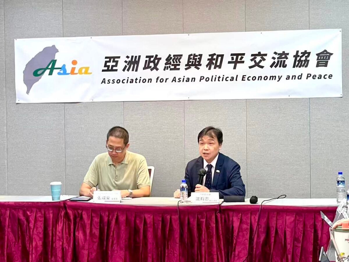 ▲陸委會副主委沈有忠示警中共霸權野心威脅第一島鏈。