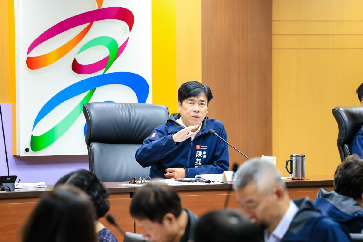 ▲高雄強化校園防毒機制,陳其邁市長︰毒防局串聯警政、教育深入社區防堵毒害。