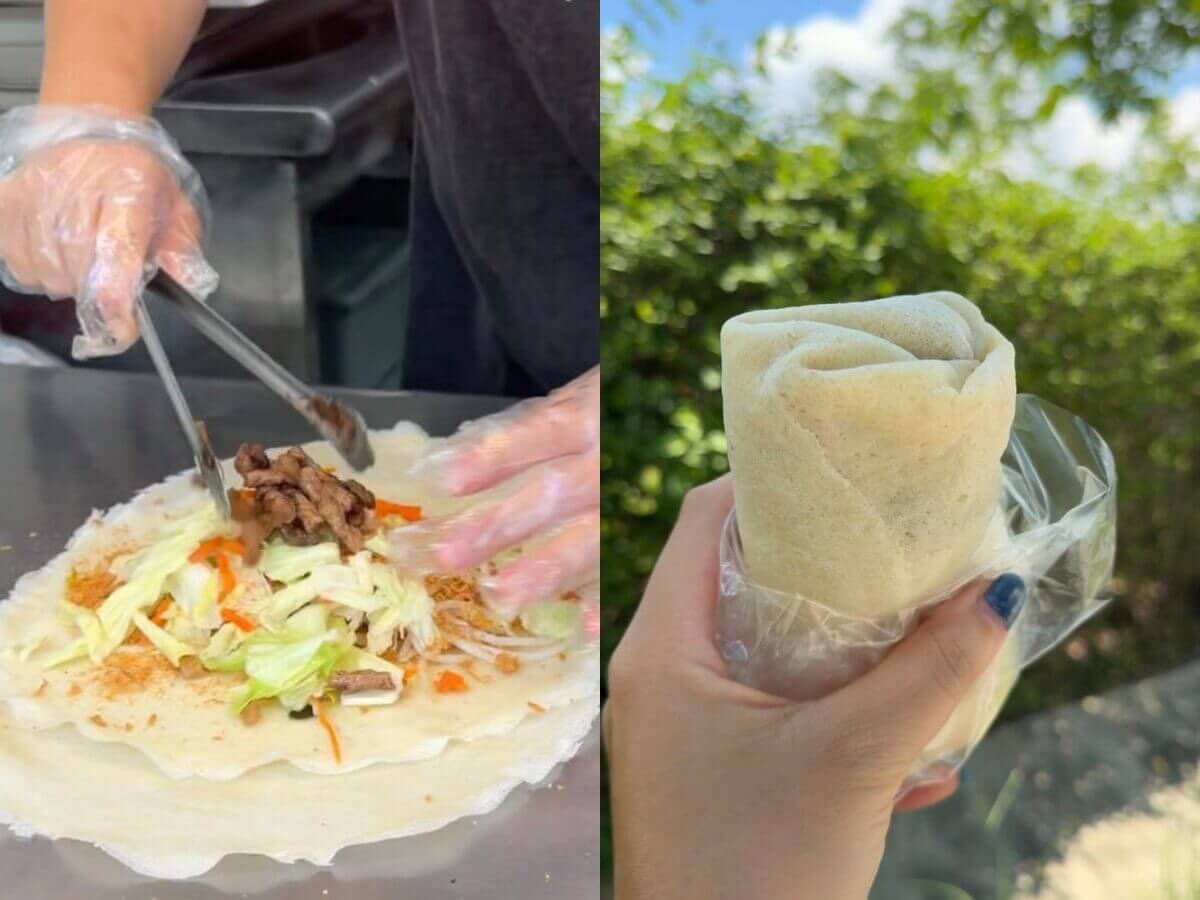 台中美食|樂成宮拜拜順便吃!4 家走路就到的銅板小吃,捧花可麗餅、在地臭豆腐、烤甜甜圈一次收