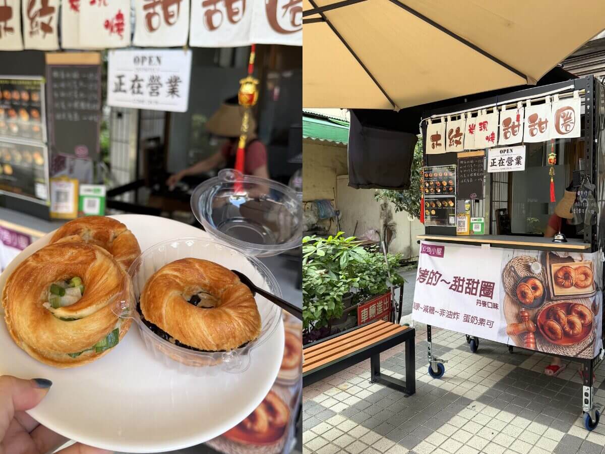 台中美食|樂成宮拜拜順便吃!4 家走路就到的銅板小吃,捧花可麗餅、在地臭豆腐、烤甜甜圈一次收
