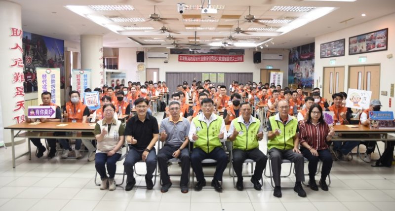 替代役備役役男防災救護組訓練 林皆興勉成為防災救護堅實後盾