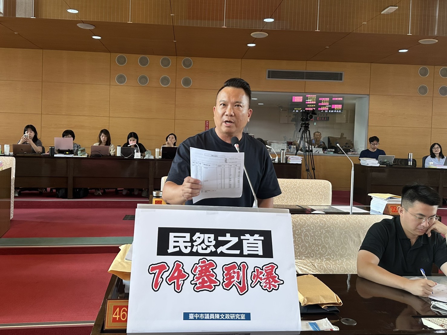 台74線匝道周邊壅塞 中市多位議員要求分流改善 40 S 12926992