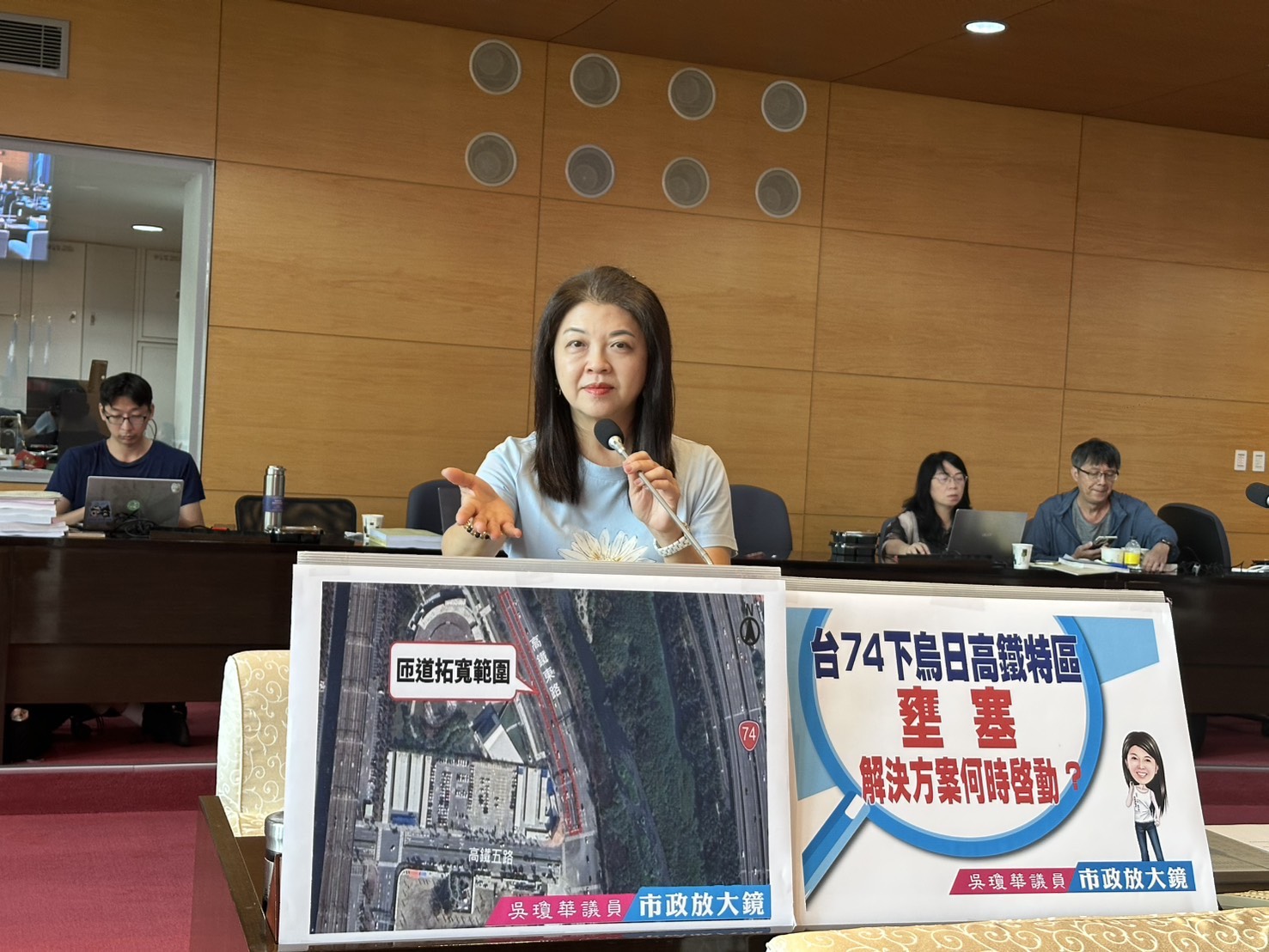 台74線匝道周邊壅塞 中市多位議員要求分流改善 41 S 82755760