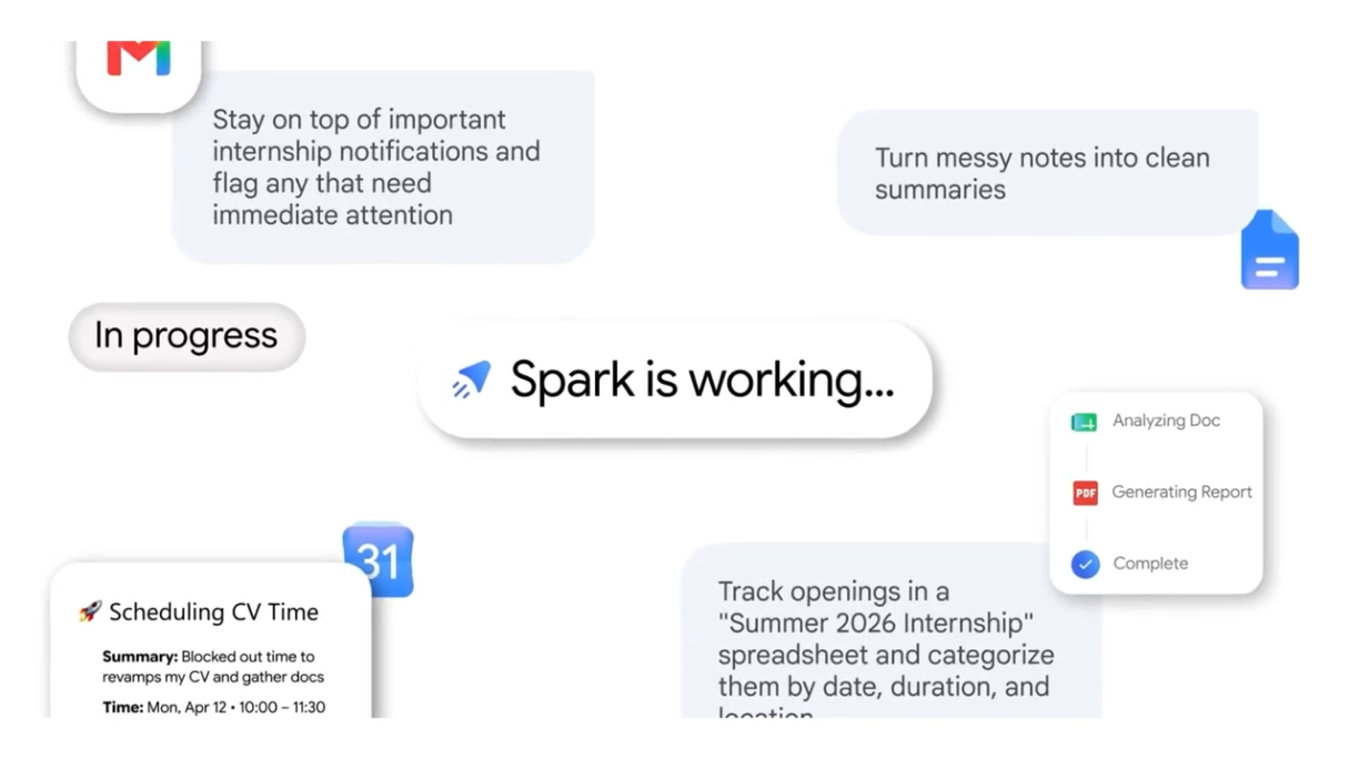 Gemini Spark開放台灣Google AI Pro用戶使用 當你全天候的個人AI代理!