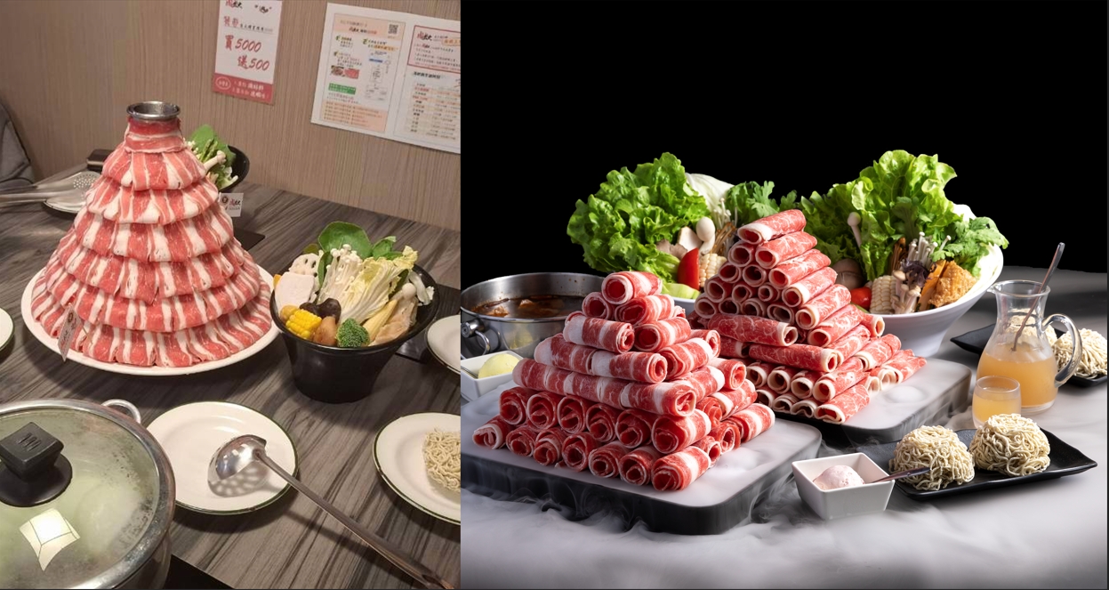 全新「美國菲瑞肉山」與經典「雲霧肉塔」成為創作者熱門拍攝主角,震撼畫面激發更多AI創意靈感。(肉老大提供)