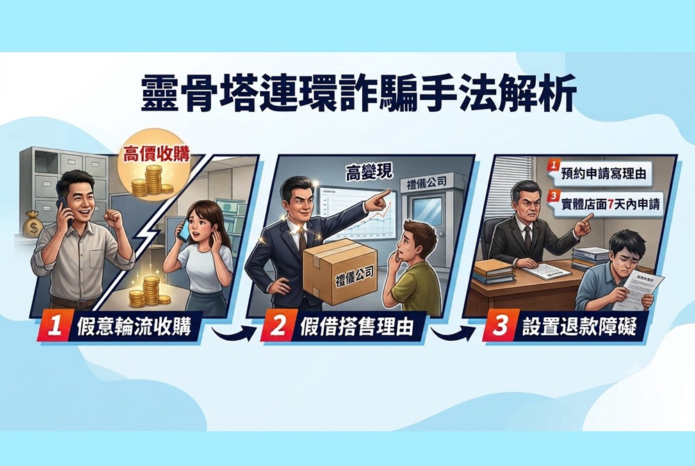 靈骨塔變現全是騙 詐團左手誘加購右手拒退款 238 cnews204260730a02