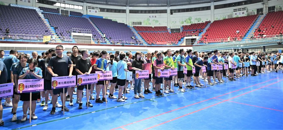 彰縣長盃公務人員桌球賽開打 600多名選手以球會友