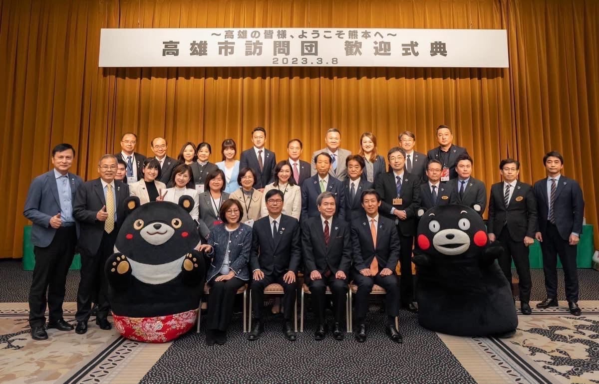 ▲熊本強震災情慘重,康裕成捐50萬日圓賑災:高雄與熊本患難與共。