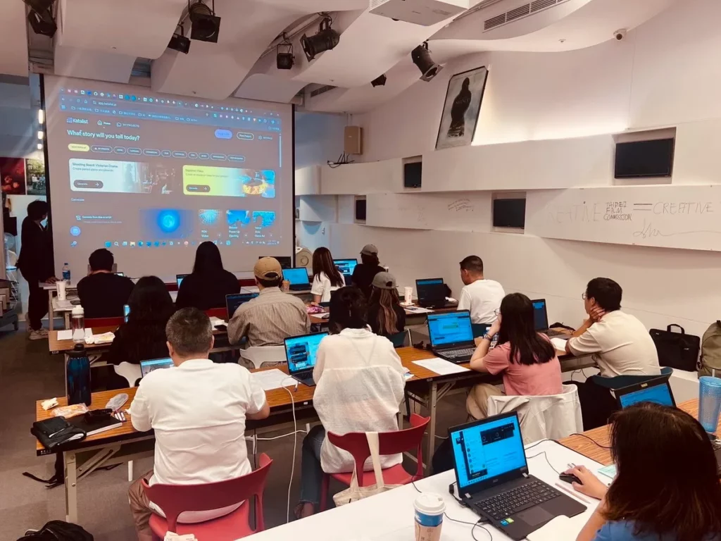 亞威AI學院舉辦的影視音產業專業人才AI應用培訓